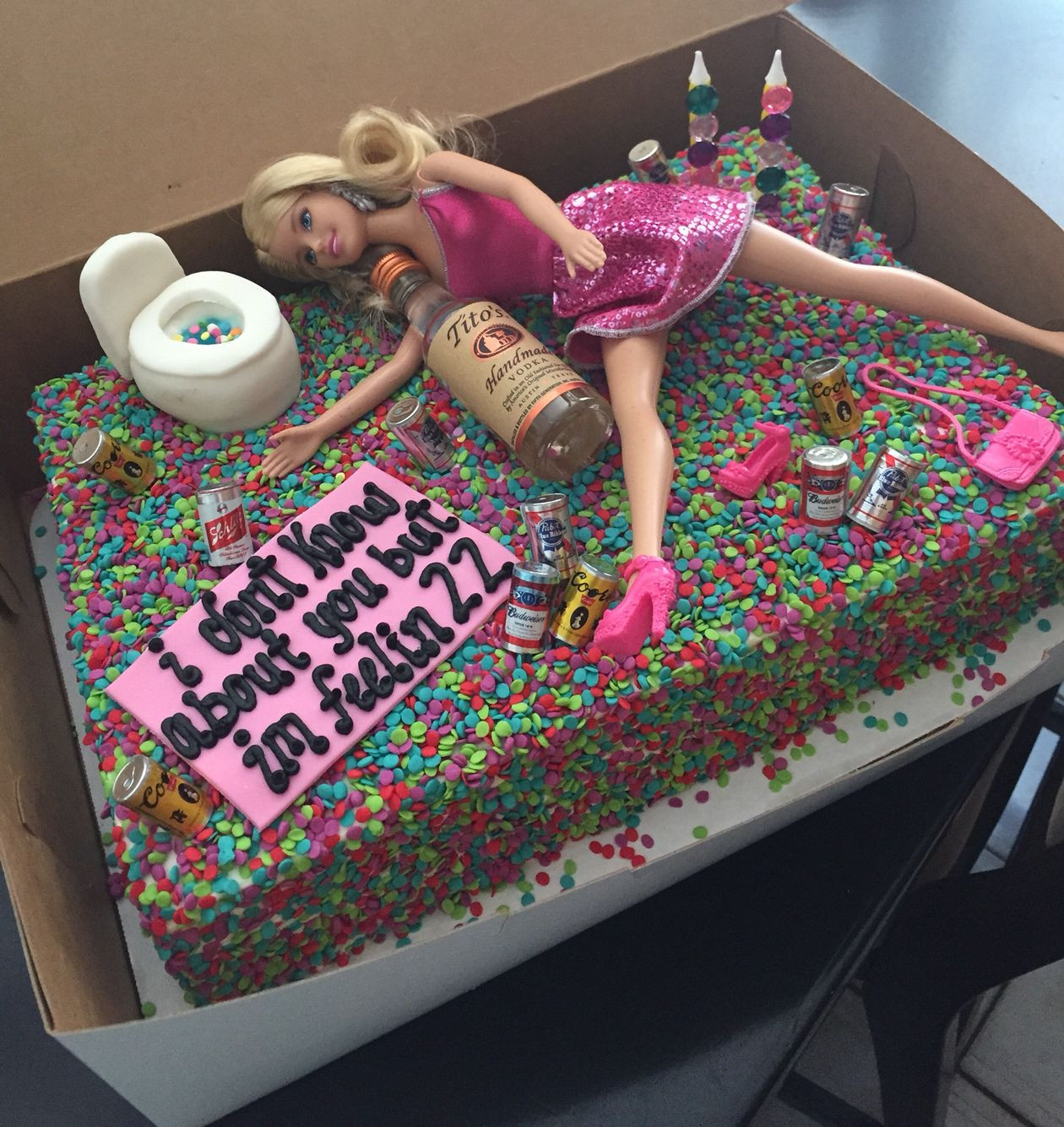 21st Birthday Cake Barbie
 Pinterest