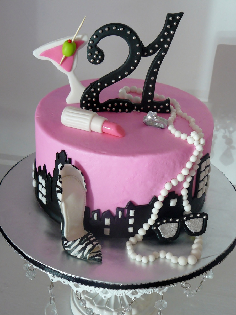 21st Birthday Cake Ideas
 Celebrating 21 CakeCentral