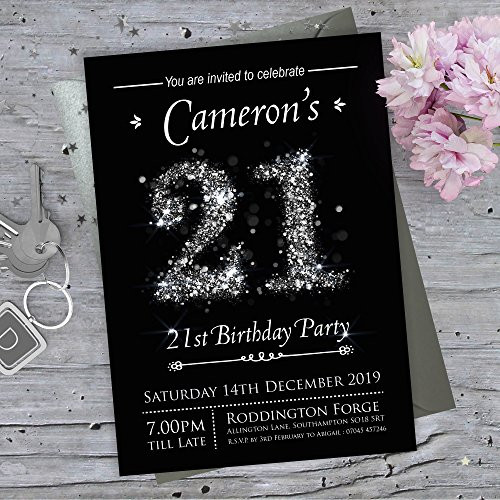 21st Birthday Party Invitations
 21st Birthday Invites Amazon