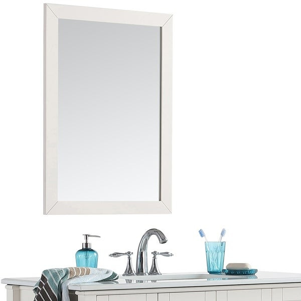 22 Inch Wide Bathroom Vanity
 Shop WYNDENHALL Windham 22 x 30 White Bath Vanity Decor