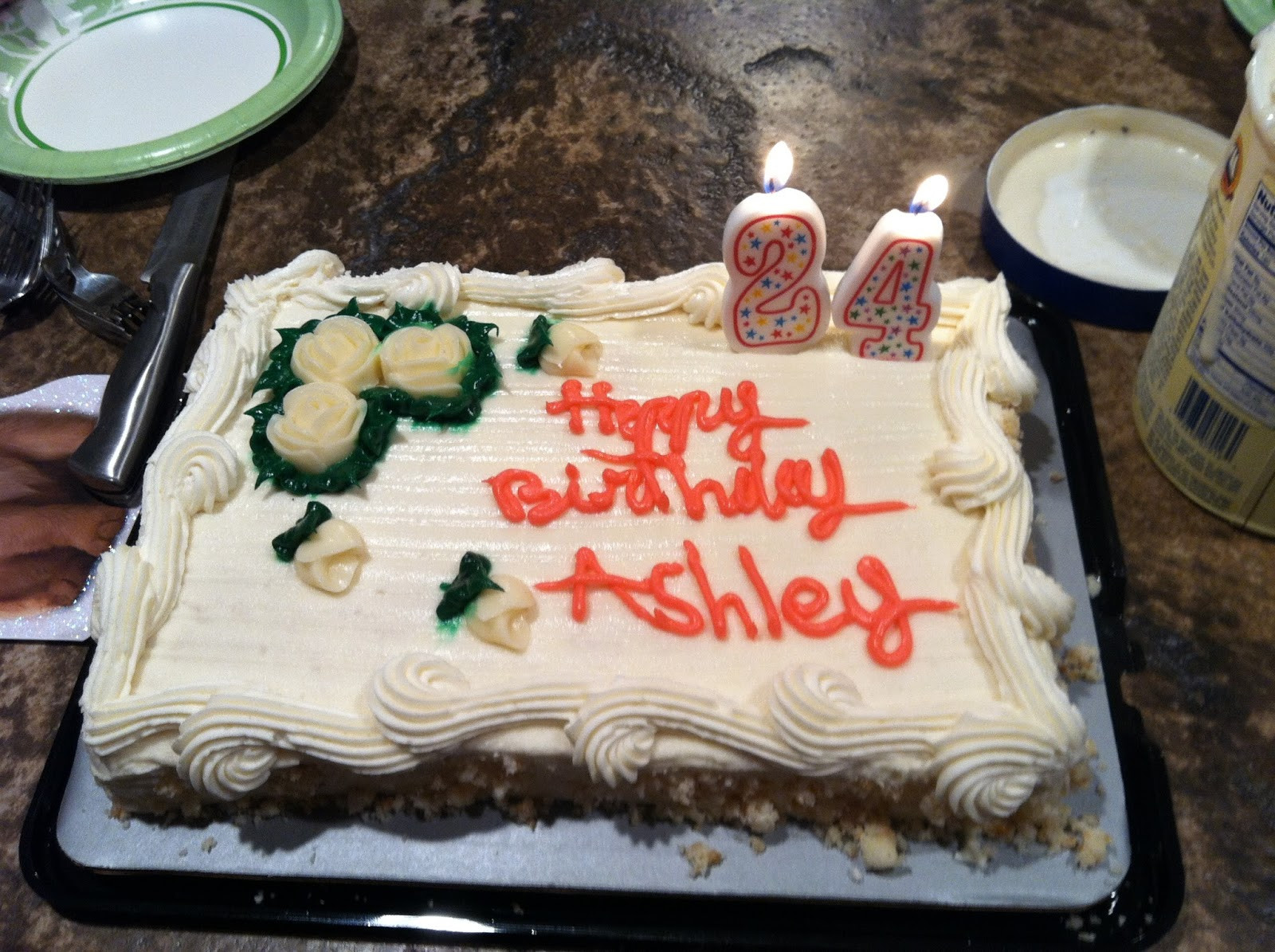 24 Birthday Cake
 OuR FaMiLy Ashley s 24th Birthday