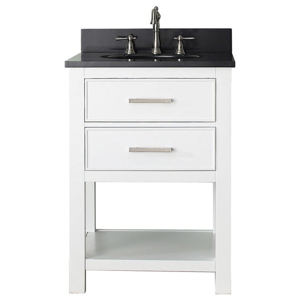 24 Inch Bathroom Vanity Combos
 Shop Avanity Brooks White 24 inch Vanity bo Free