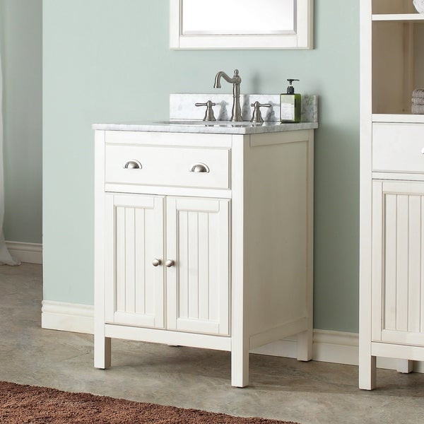 24 Inch Bathroom Vanity Combos
 Shop Avanity Hamilton French White 24 inch Vanity bo