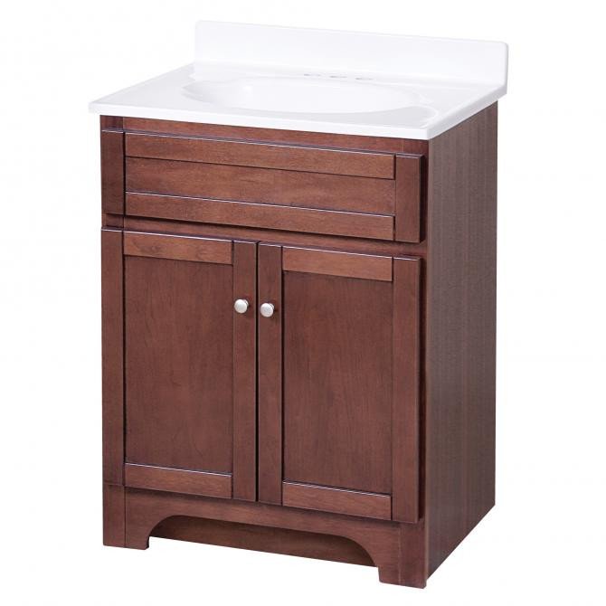 24 Inch Bathroom Vanity Combos
 Columbia Espresso 24in Vanity bo with top