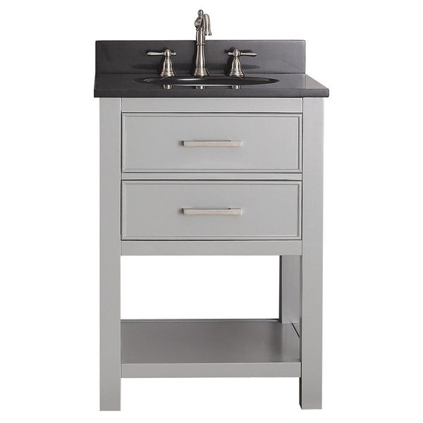 24 Inch Bathroom Vanity Combos
 Shop Avanity Brooks Chilled Grey 24 inch Vanity bo