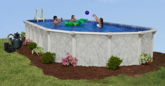 24' Above Ground Pool Packages
 16 x 32 x 52" Ground Pool plete Package 20 Yr