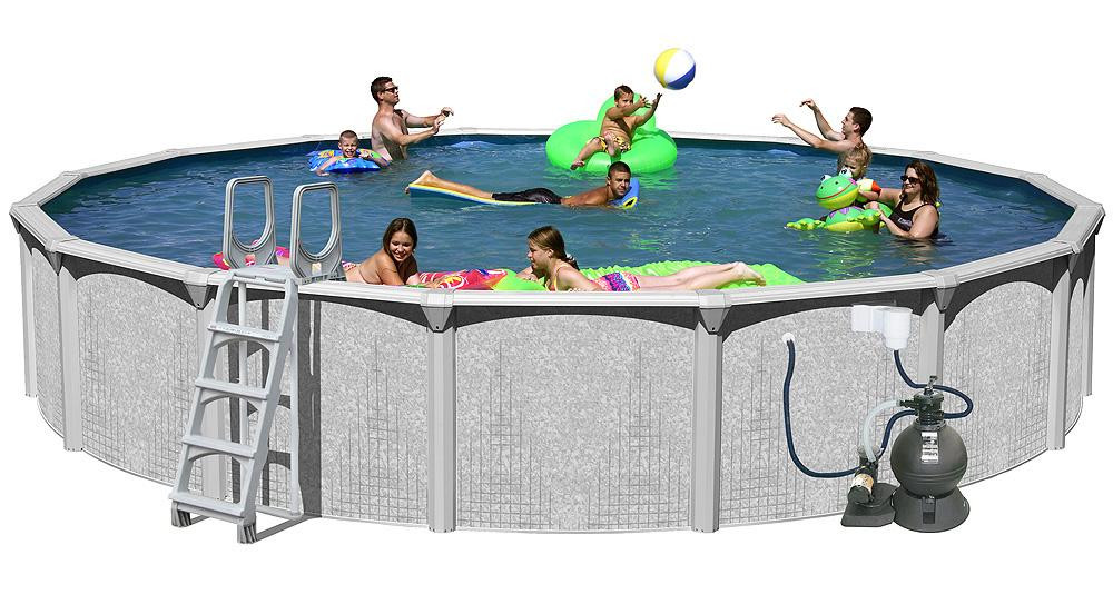 24' Above Ground Pool Packages
 Amazon Splash Pools Ground Round Pool Package