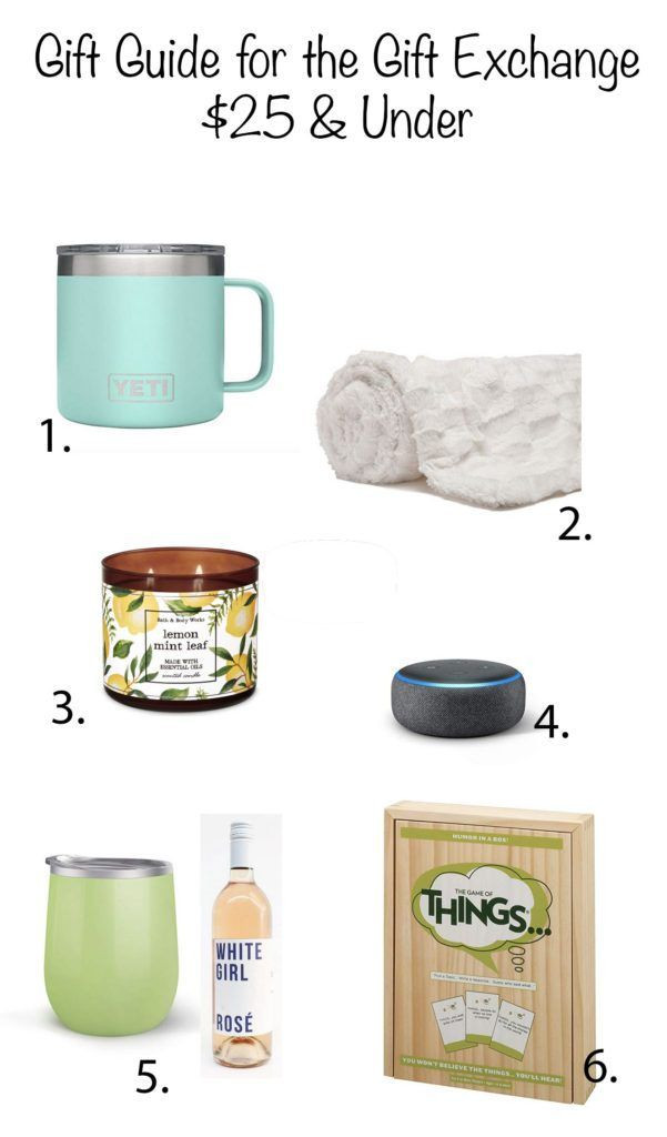 $25 Christmas Gift Exchange Ideas
 Gift Guide for the Gift Exchange $25 & Under