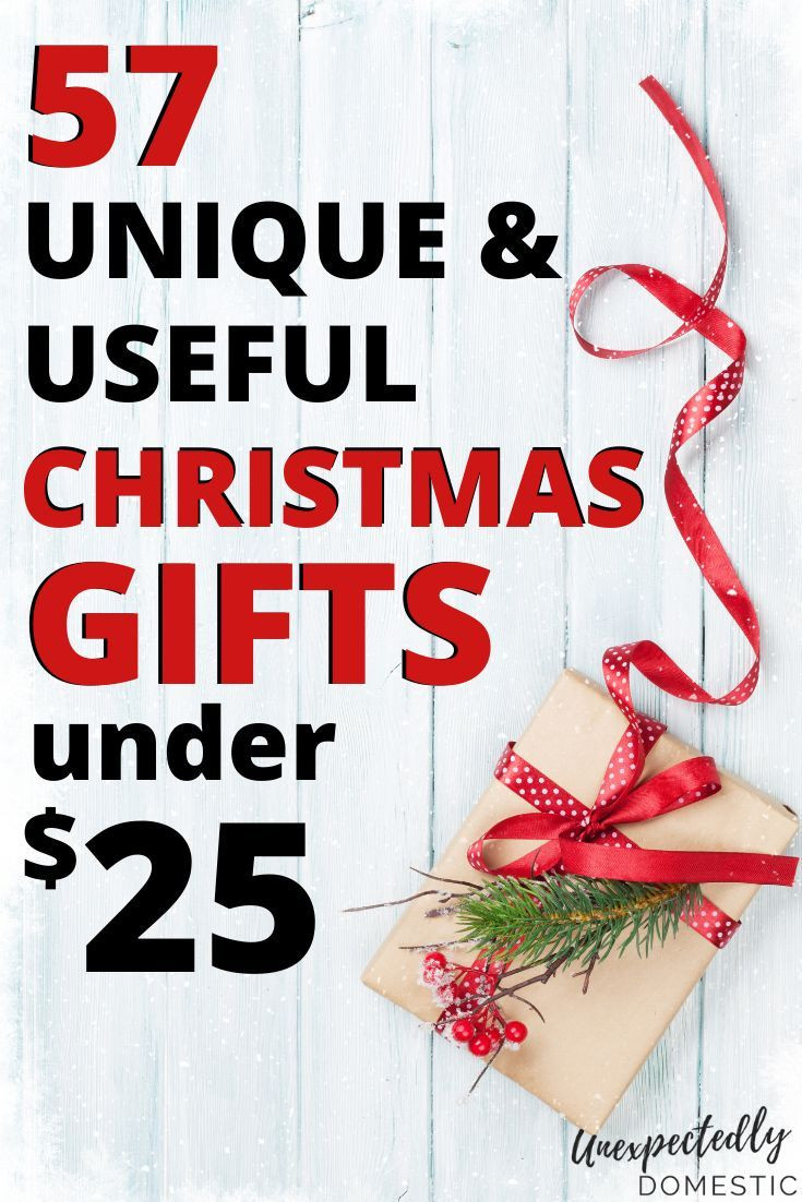 $25 Christmas Gift Exchange Ideas
 57 Creative & Unique Gift Ideas Under $25 that People Will