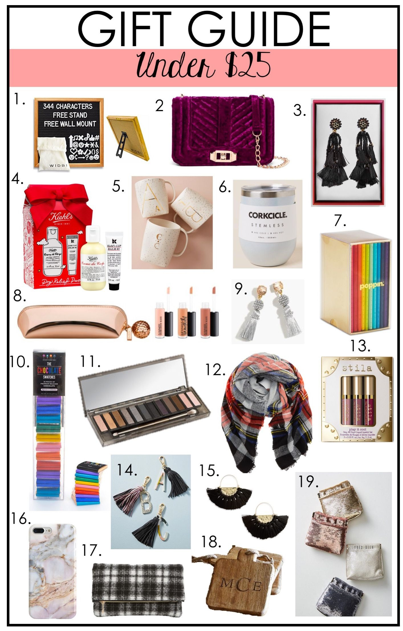 $25 Christmas Gift Exchange Ideas
 Gift Guide Under $25 Under $50