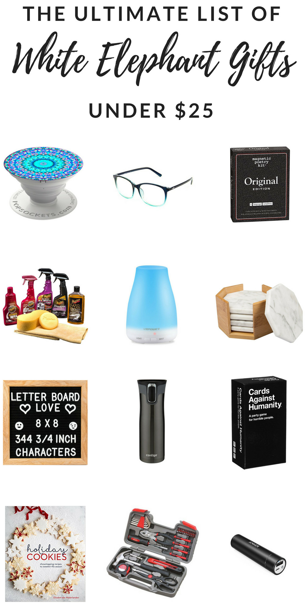 $25 Christmas Gift Exchange Ideas
 The Ultimate List of White Elephant Gifts Under $25