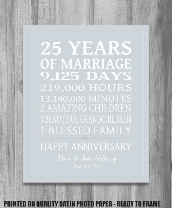 25 Year Anniversary Gift Ideas For Her
 Unavailable Listing on Etsy