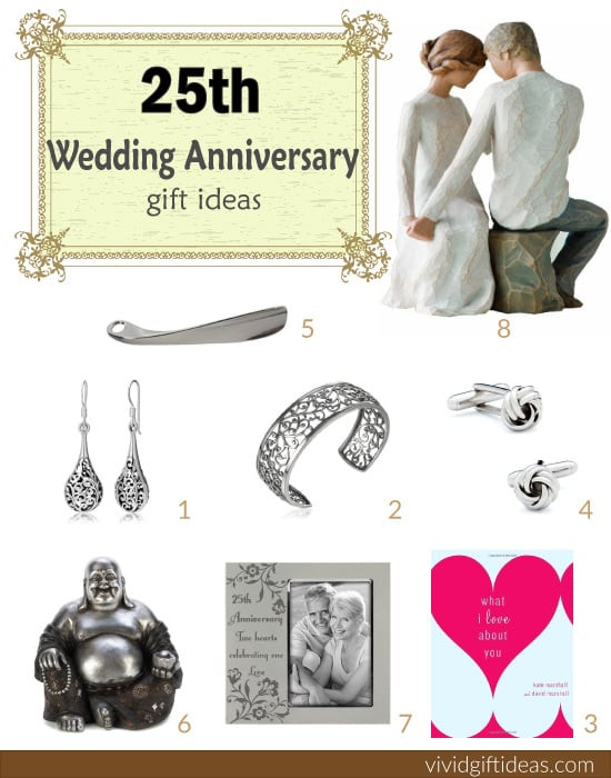 25 Year Anniversary Gift Ideas For Her
 25th Wedding Anniversary Gift Ideas