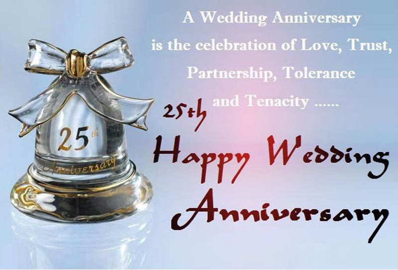 25 Years Of Marriage Quotes
 25th Wedding Anniversary Wishes and Messages WishesMsg