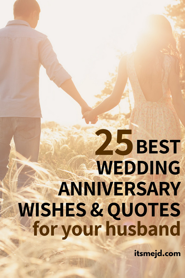 25Th Anniversary Quotes For Husband
 25 Best Wedding Anniversary Wishes & Quotes For Your