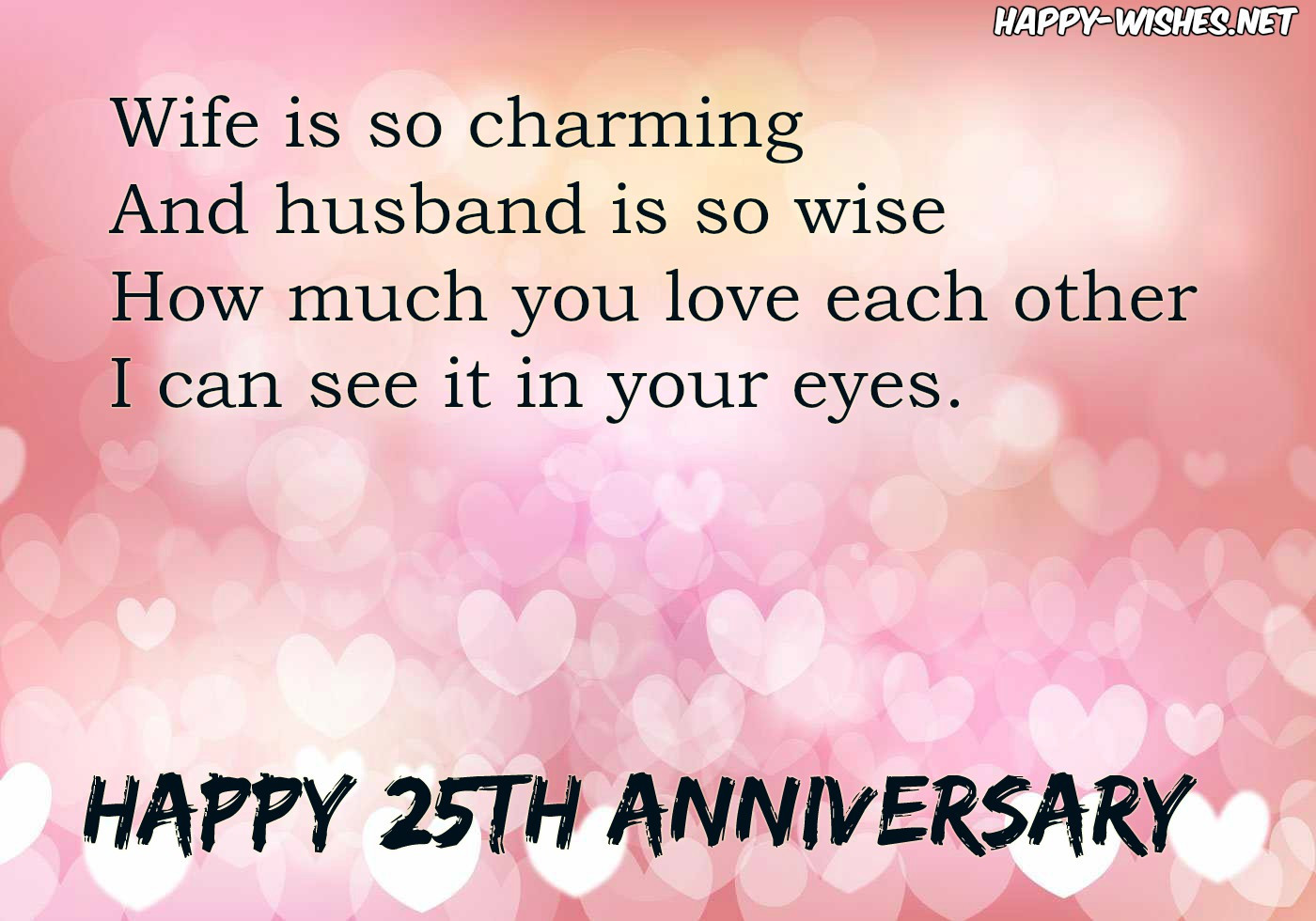 25Th Anniversary Quotes
 Happy 25th Anniversary Wishes Quotes & Messages