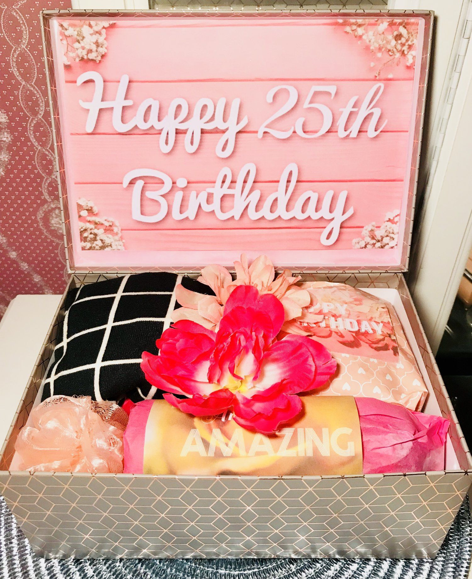 25Th Birthday Gift Ideas For Her
 25th Birthday YouAreBeautifulBox Care Package for