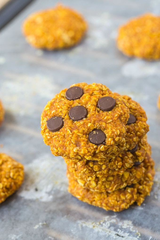 3 Ingredient Pumpkin Cookies
 Healthy 3 Ingre nt Pumpkin Cookies