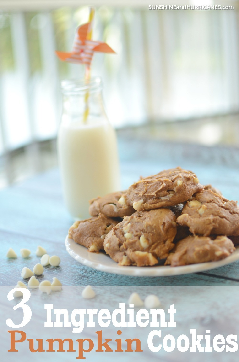 3 Ingredient Pumpkin Cookies
 Easy 3 Ingre nt Pumpkin Cookies