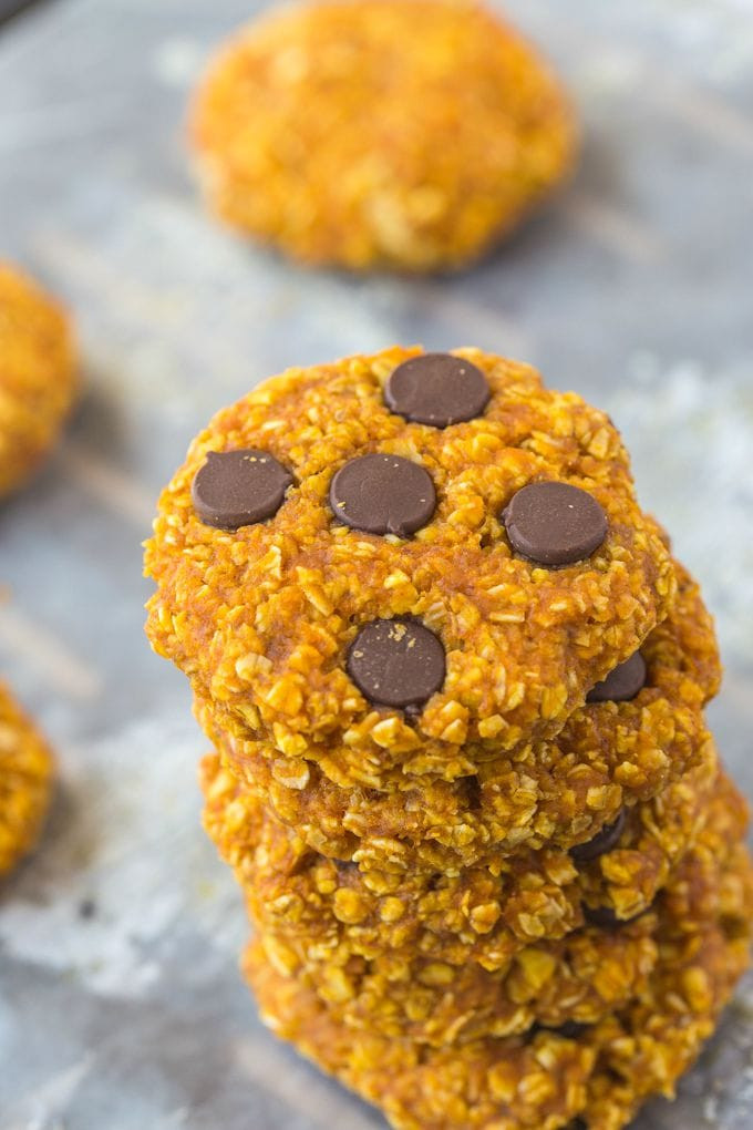 3 Ingredient Pumpkin Cookies
 Healthy 3 Ingre nt Pumpkin Cookies