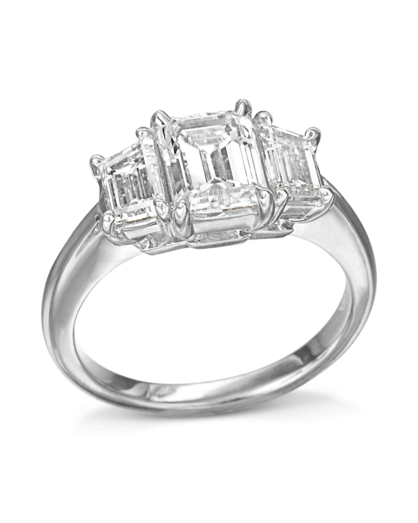 3 Stone Emerald Cut Diamond Engagement Rings
 3 Stone Emerald Cut Diamond Engagement Ring Turgeon Raine