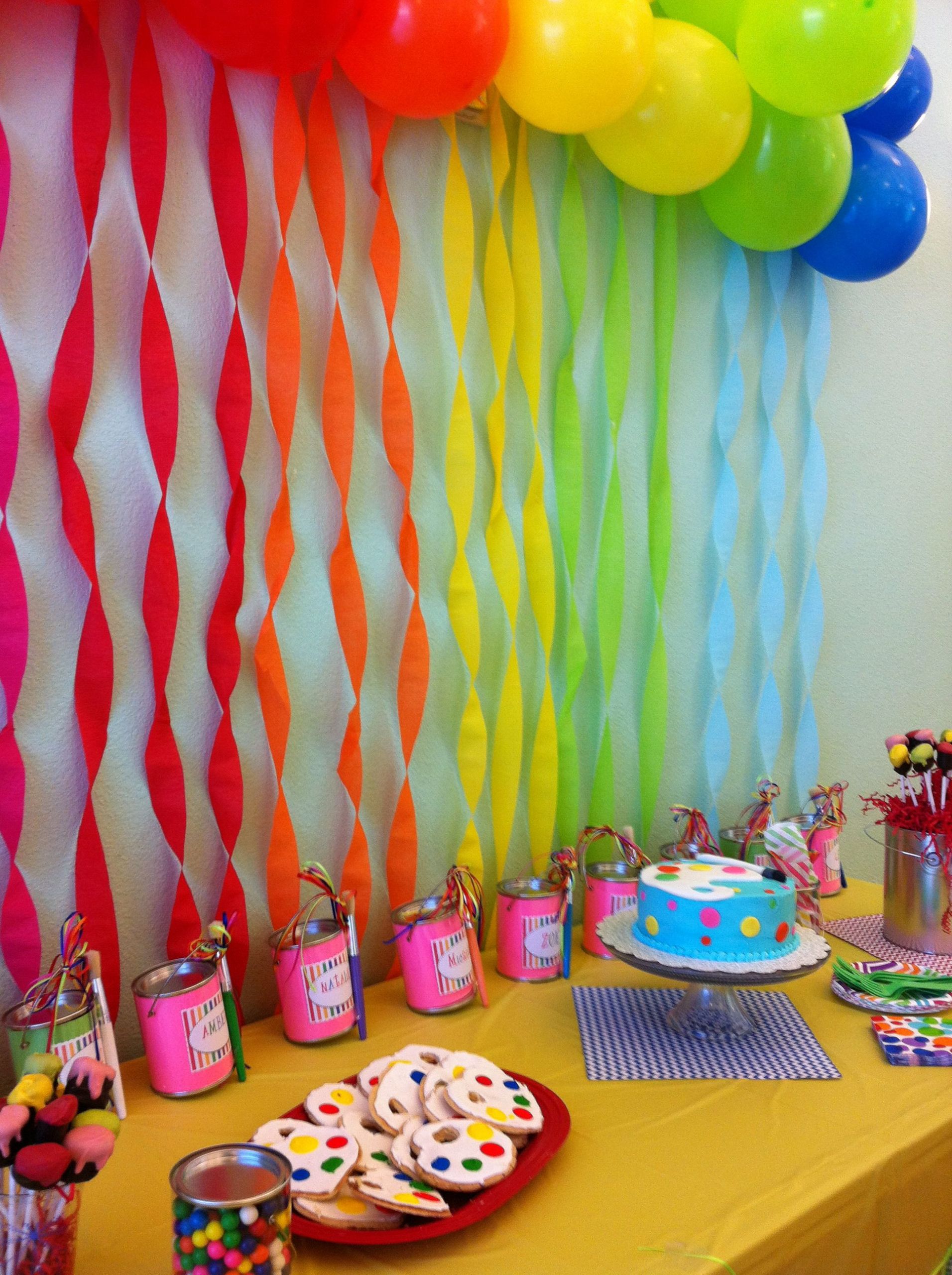 3 Year Old Birthday Party Ideas Pinterest
 8 year old girl birthday art party