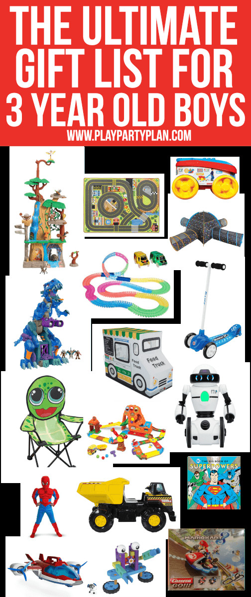 3 Year Old Boy Birthday Gift Ideas
 25 Amazing Gifts & Toys for 3 Year Olds Who Have Everything