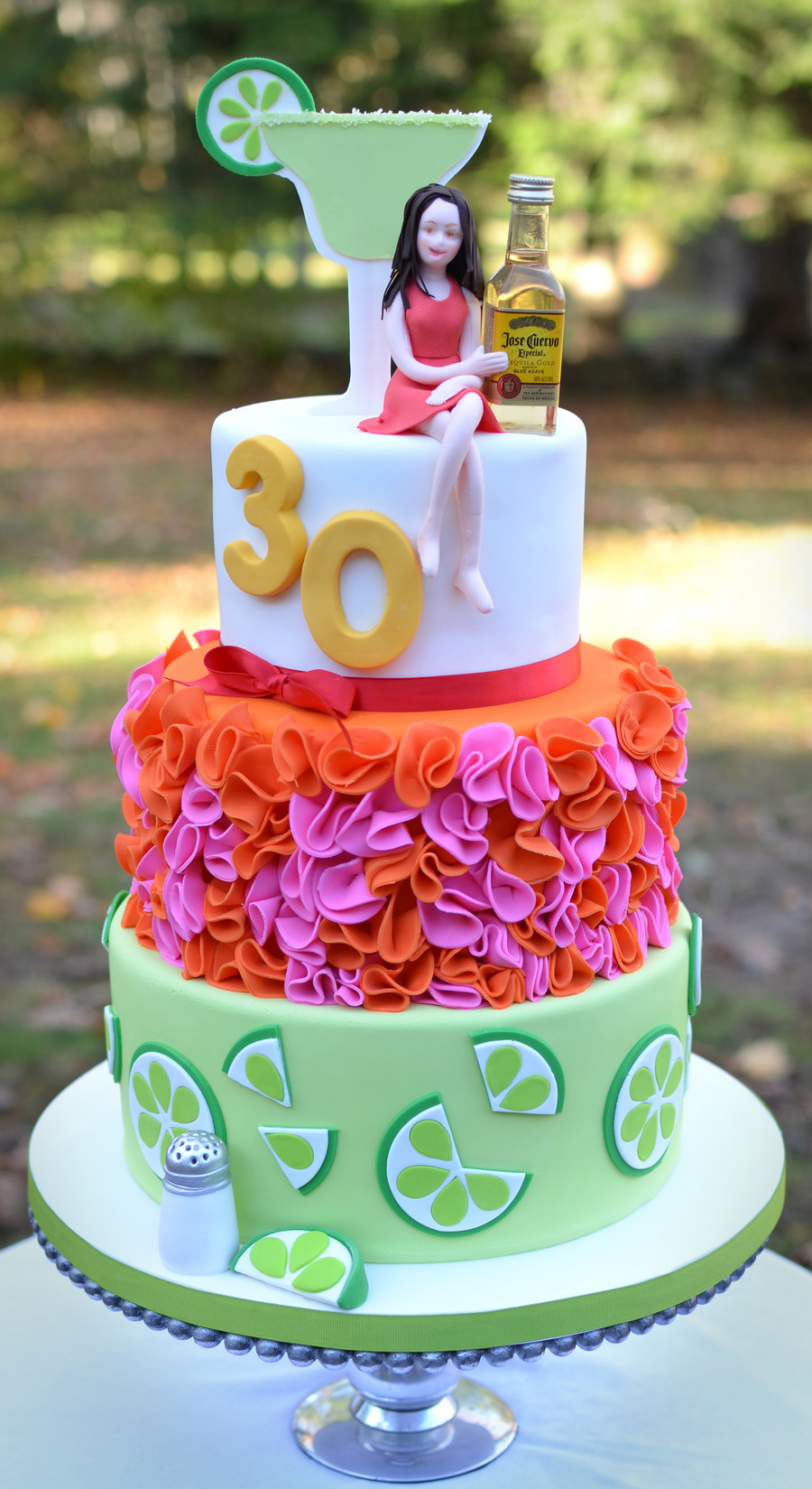 30 Birthday Cake
 Margarita And Tequila Themed 30Th Birthday Cake