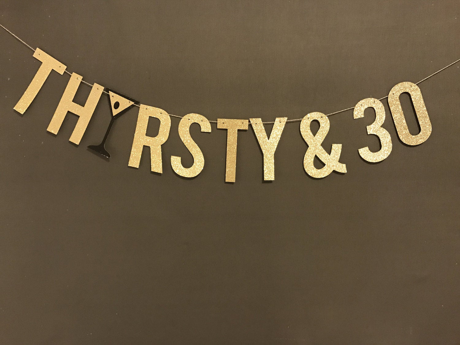 30 Birthday Decorations
 30th birthday party banner Thirsty & 30 Banner 30th