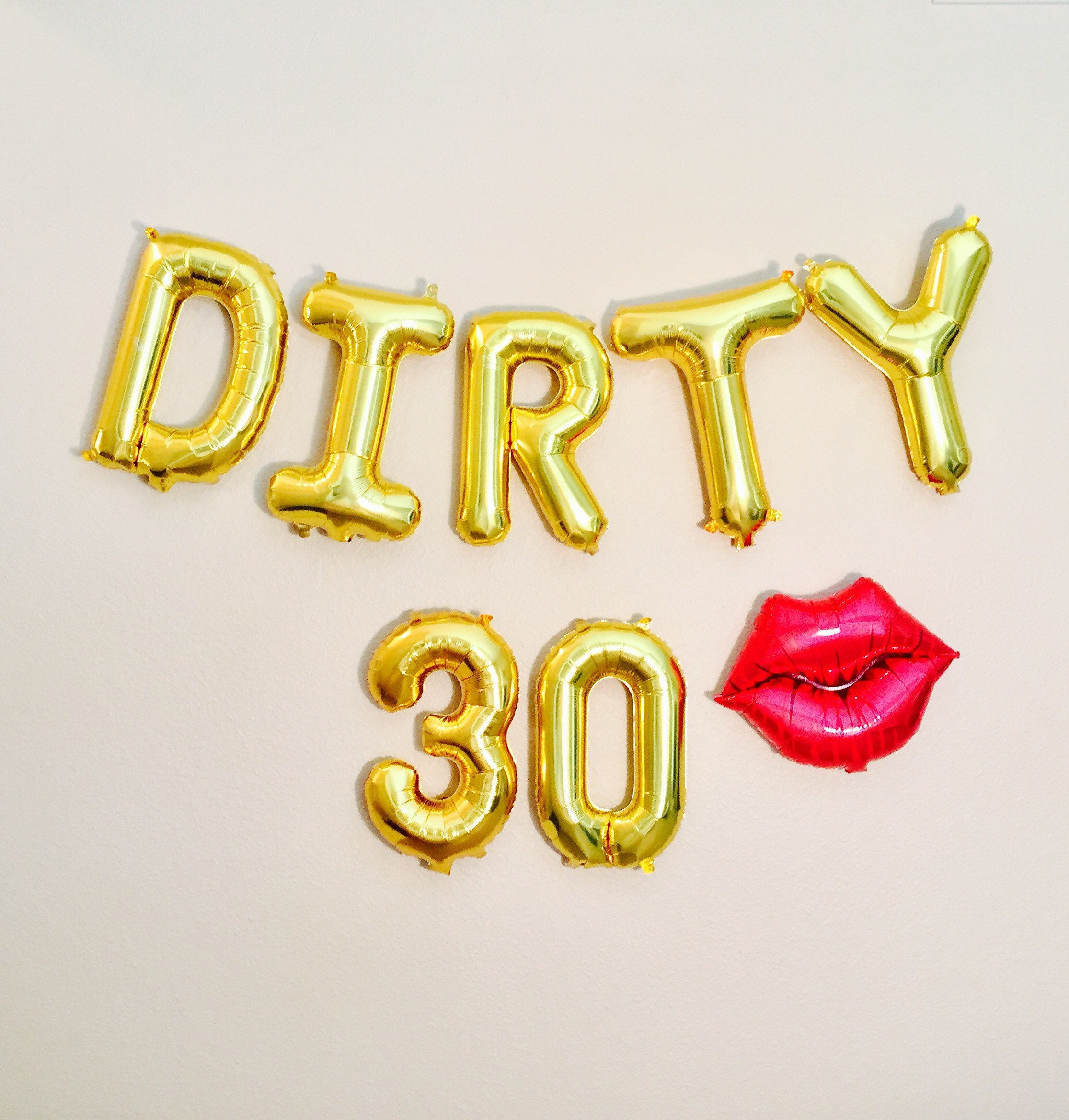 30 Birthday Decorations
 Dirty 30 Balloons Dirty 30 Party Dirty 30 30th Birthday