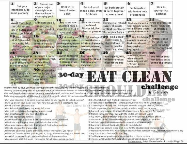 30 Day Clean Eating Challenge
 30 day challenge clean eating Google Search