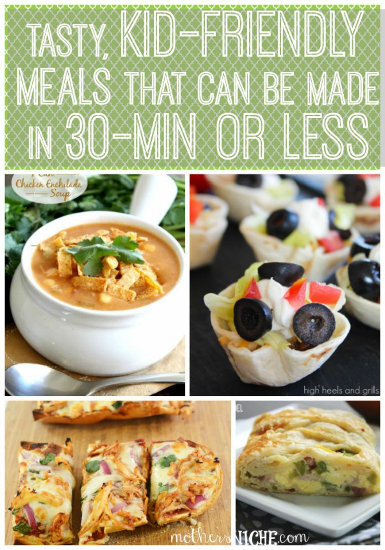 30 Minute Meals Kid Friendly
 30 minute recipes for kids multiplyillustration