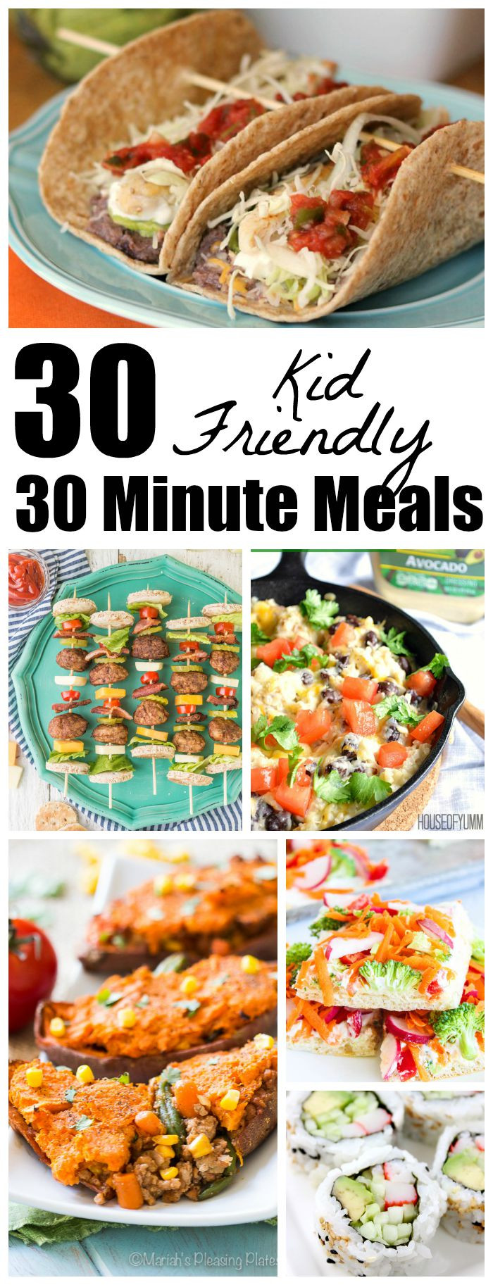 30 Minute Meals Kid Friendly
 30 Kid Friendly 30 Minute Meals The Weary Chef