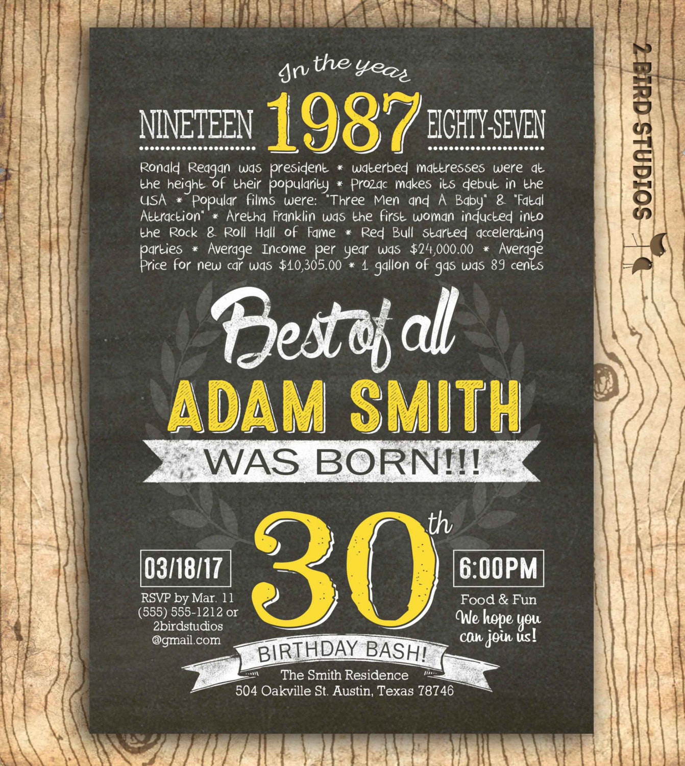 30th Birthday Party Invitation Wording
 FREE 30th Birthday Invitation Wording – FREE Printable