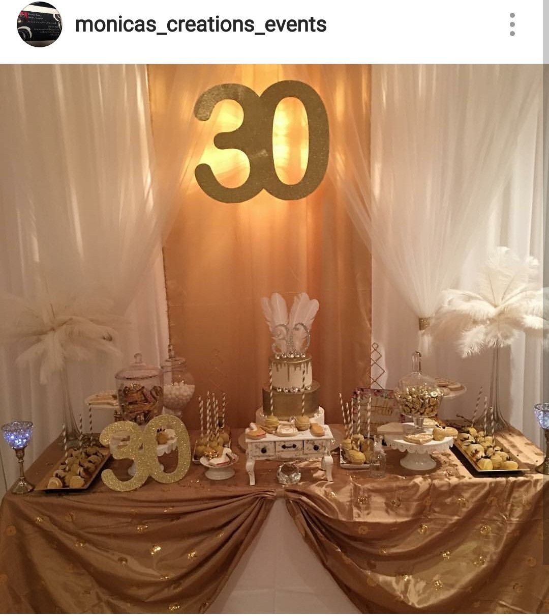 30th Birthday Party Themes For Her
 30th Birthday Theme Dessert Table and Decor