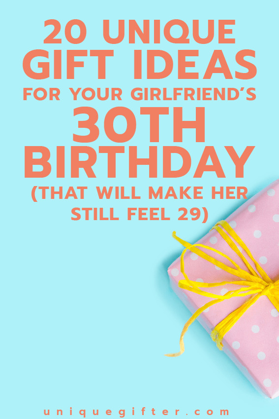 30th Birthday Party Themes For Her
 20 Gift Ideas for Your Girlfriend s 30th Birthday that