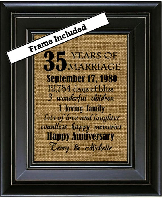 35 Year Wedding Anniversary Gift Ideas
 35th Wedding Anniversary 35th Anniversary Gifts 35th