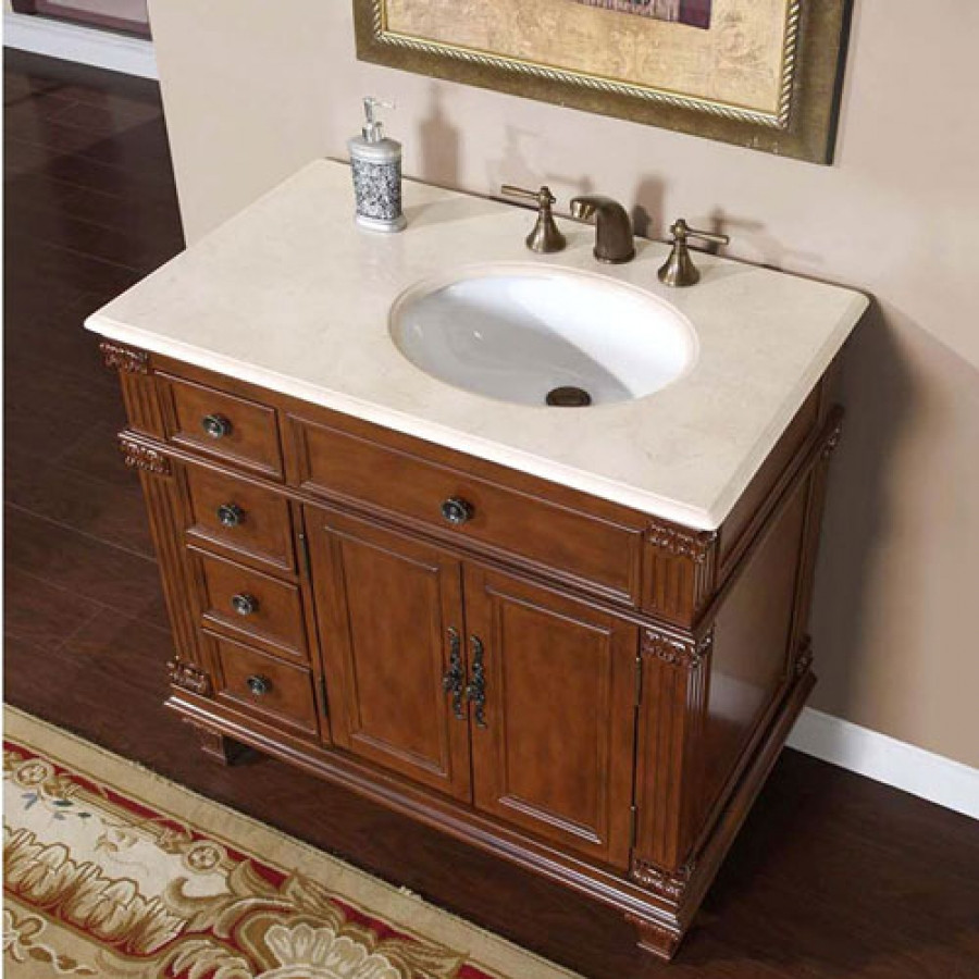 36 Bathroom Vanity Top
 36 Inch Single Sink Bathroom Vanity with fset Sink