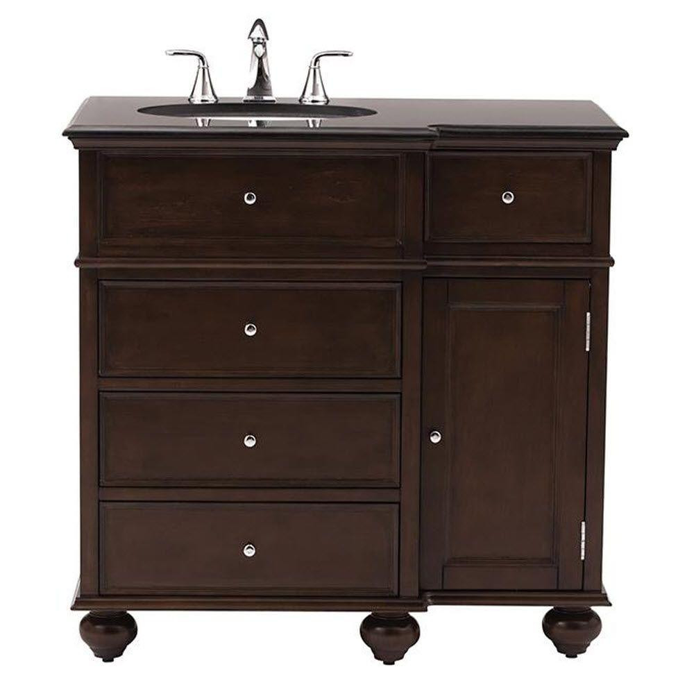 36 Bathroom Vanity Top
 Home Decorators Collection Hampton Harbor 36 in Vanity in