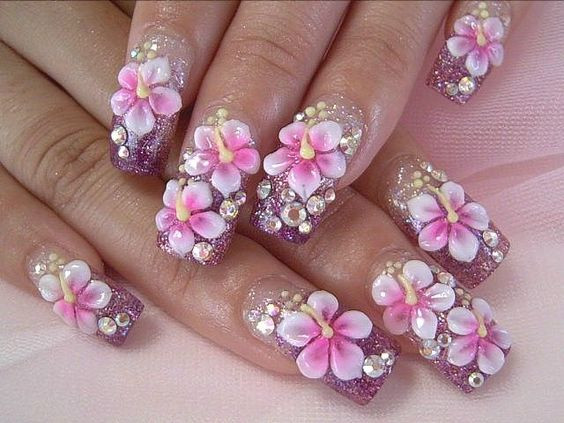 3d Acrylic Nail Art
 New Nails Art Fashion Trend 3D Nails For Sophisticated