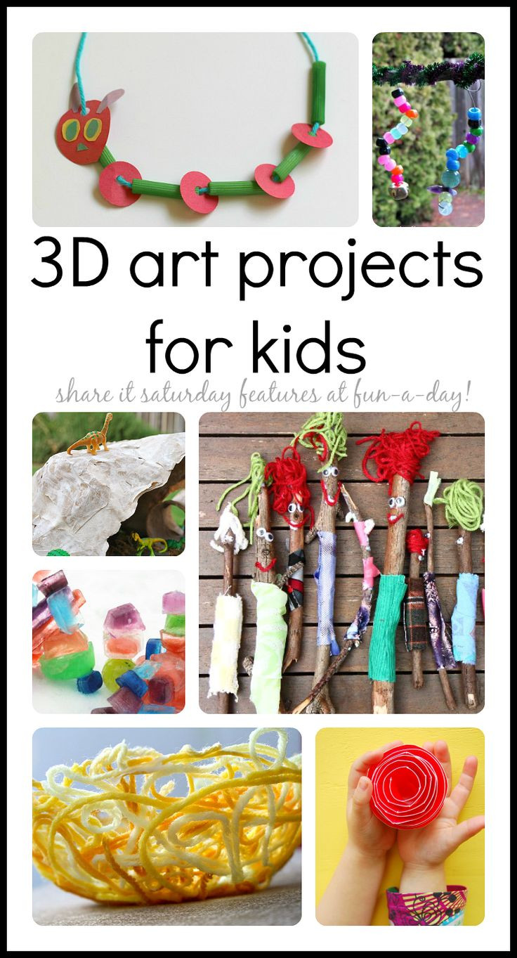 3D Art Projects For Kids
 Over 20 3D art projects to try with the kiddos It