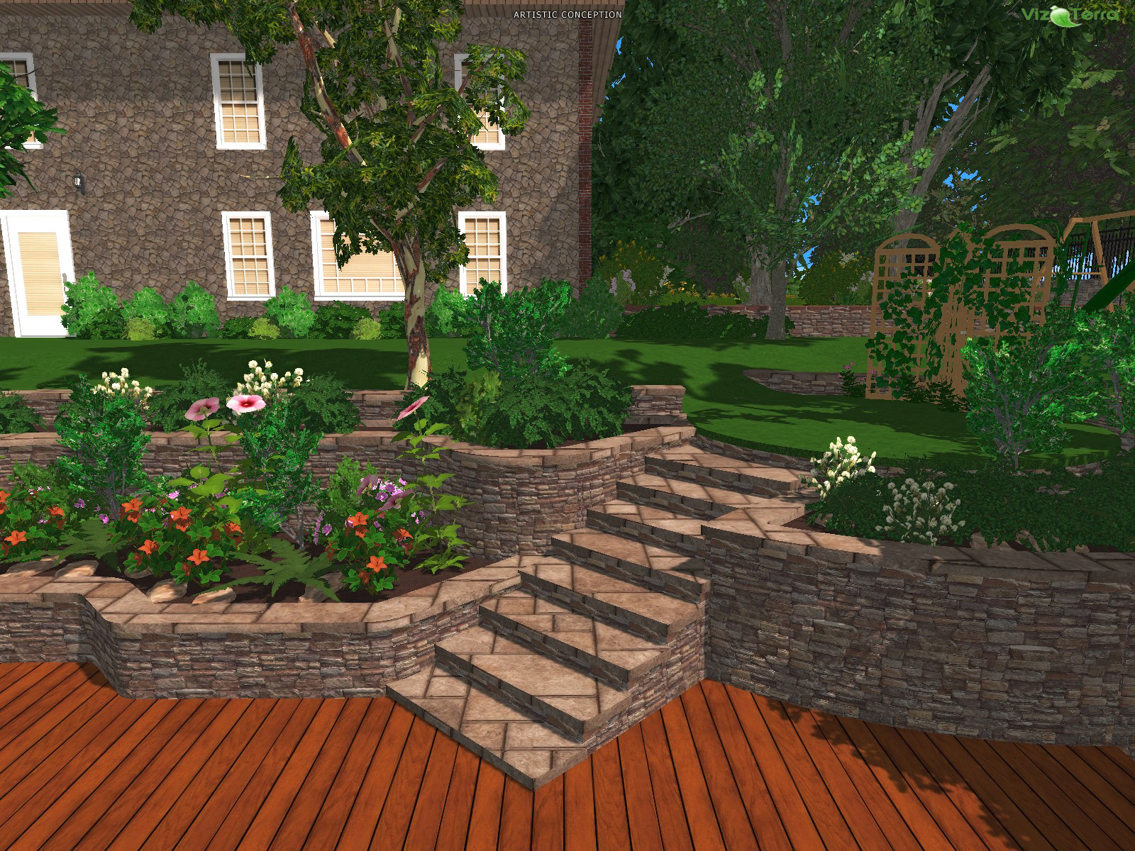 3D Landscape Design
 VizTerra Gives Landscaping Industry Professional 3D