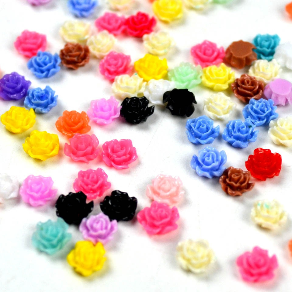 3d Nail Art Supplies
 Resin Rose 3D Flower Nail Art Supplies Acrylic Flowers for