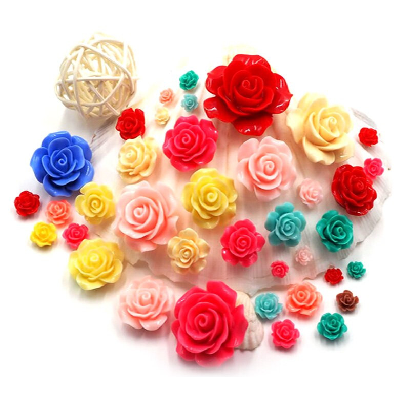 3d Nail Art Supplies
 6mm Nailart 3D Nail Charms Rose Flowers 3D Nail Art