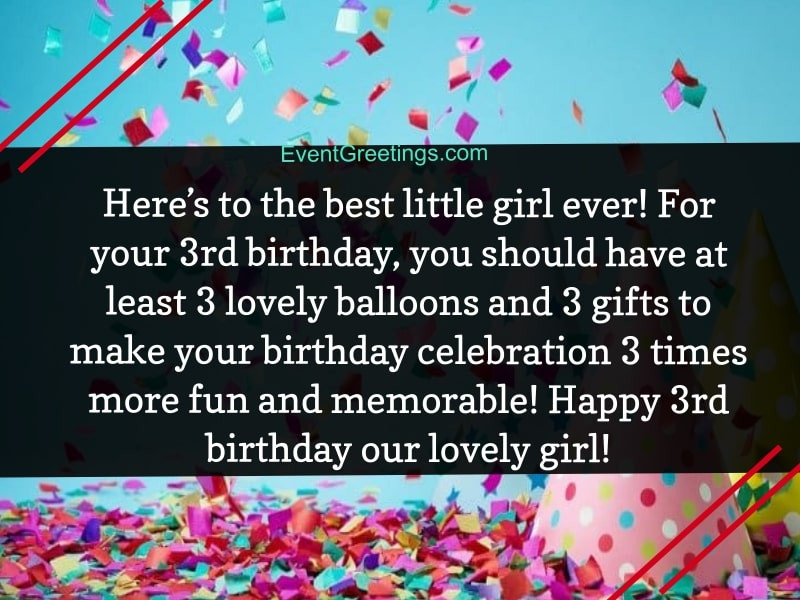 3rd Birthday Quotes
 20 Best Happy 3rd Birthday Quotes And Wishes
