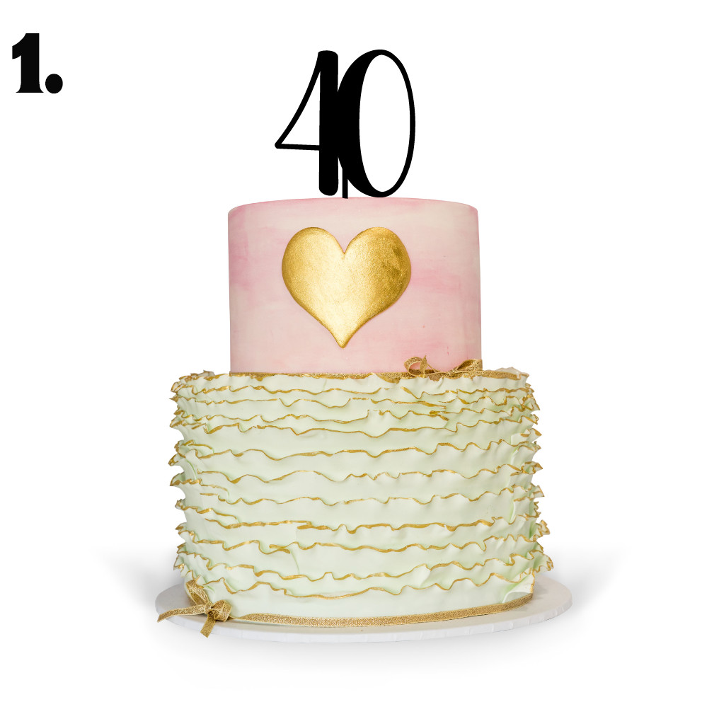 40th Birthday Cake Toppers
 40th Birthday Cake Topper Sweetheart Creative