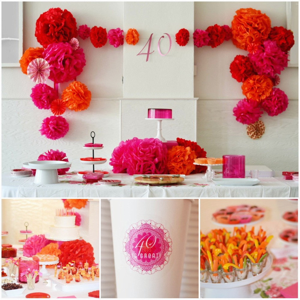 40th Birthday Decorations For Her
 40th Birthday Decorations for Her 40th Birthday Party Idea