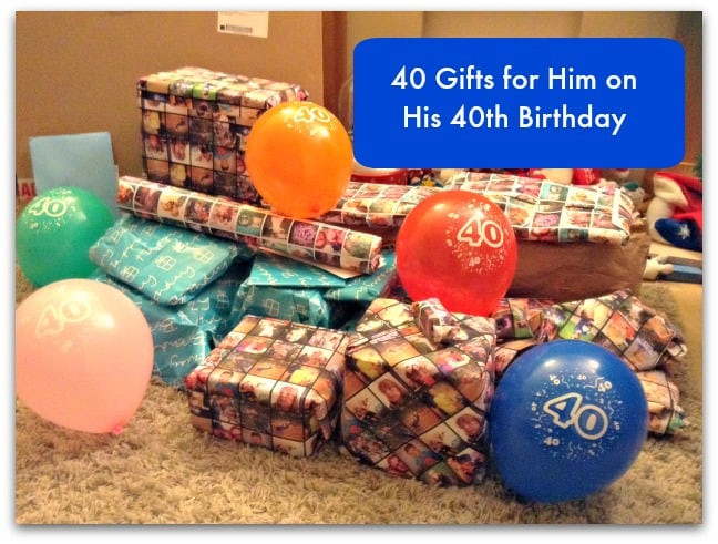40Th Birthday Gift Ideas For Husband
 40 Gifts for Him on his 40th Birthday Stressy Mummy