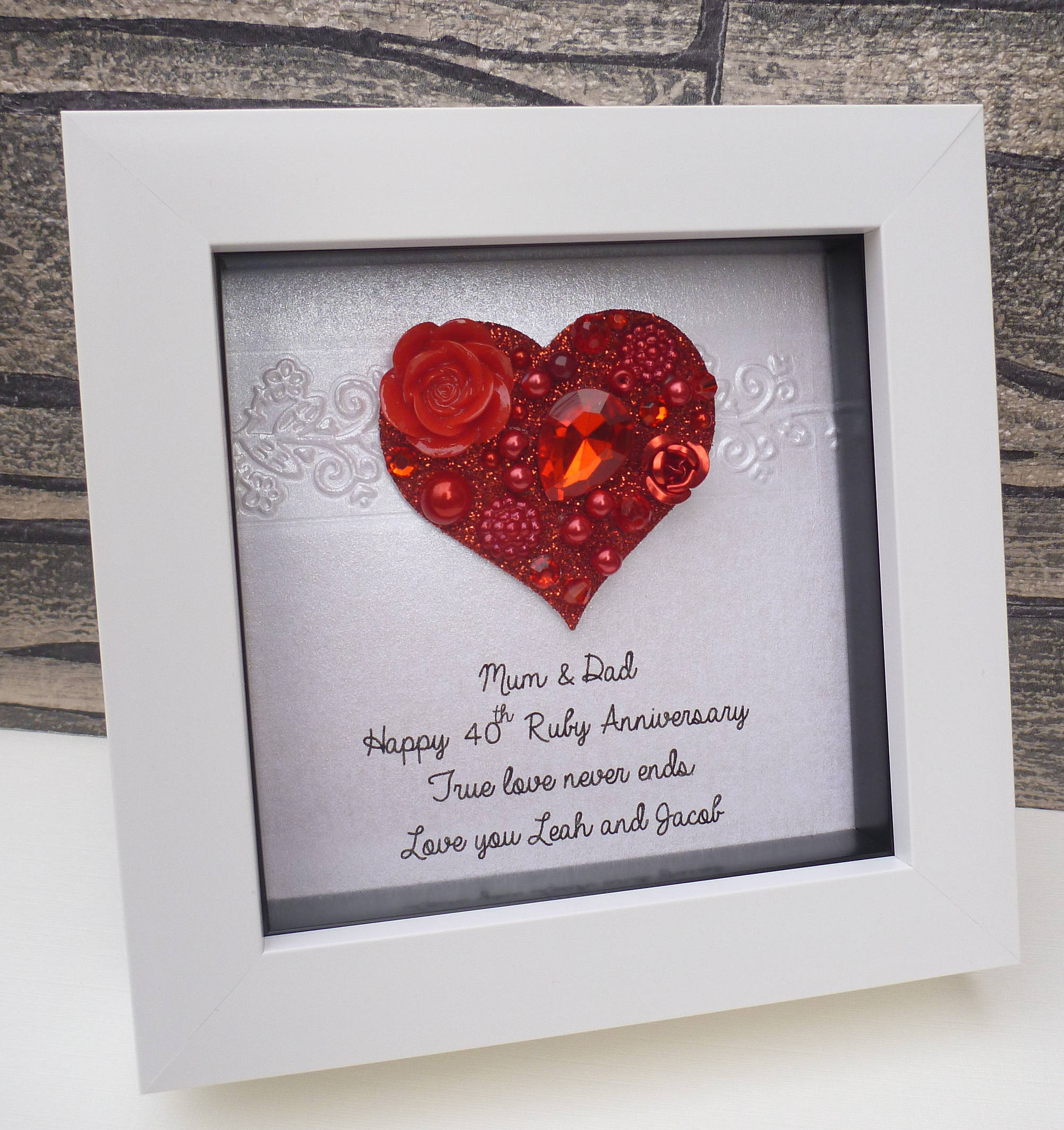 40th Wedding Anniversary Gifts
 Ruby anniversary t 40th wedding anniversary 40th