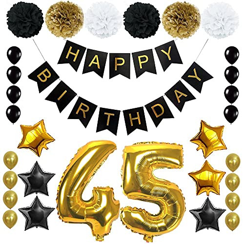 45th Birthday Party Ideas
 45th Birthday Decorations Amazon